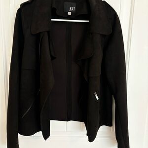 Kut from the kloth suede like jacket black large